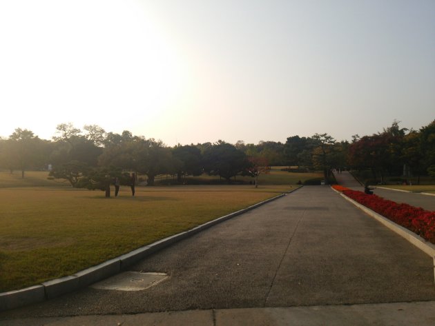 達城公園の風景